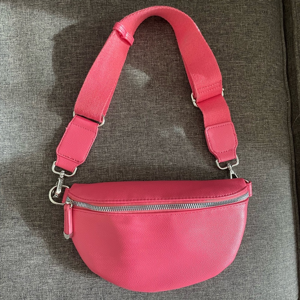 Vibrant Pink Crossbody Fanny pack Bag